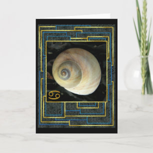 Zodiac-Zeichen: Krebs Geburtstagsgrüße Karte