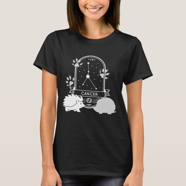 Zodiac-Zeichen und Matching-Haustiere. Krebs - Ige T-Shirt (Vorderseite)