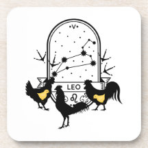 Zodiac-Zeichen und Matching-Haustiere. Leo - Huhn.
