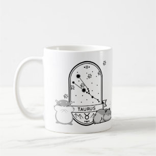 Zodiac-Zeichen und Matching-Haustiere. Taurus - Ha Kaffeetasse