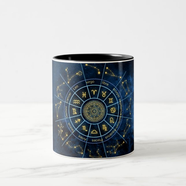 Zodiac Zweifarbige Tasse (Mittel)