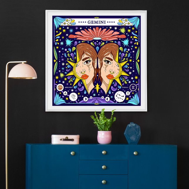 Zodiac: "Zwillinge der Sterne" Poster (Von Creator hochgeladen)
