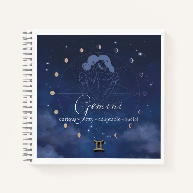 Zodiac - Zwillinge - Tagebuch (Vorderseite)