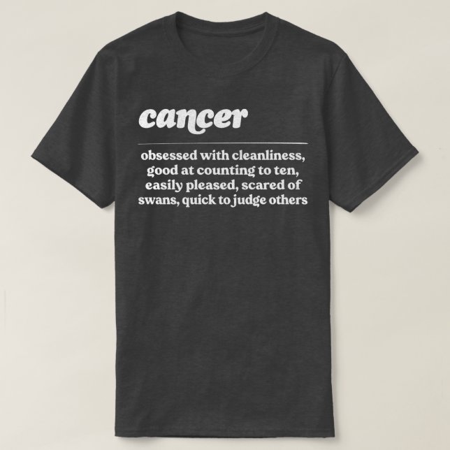 ZodiacHumore Geschenkdesign T-Shirt (Design vorne)