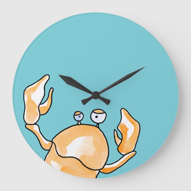 Zodiakarzinom Große Wanduhr (Vorderseite)