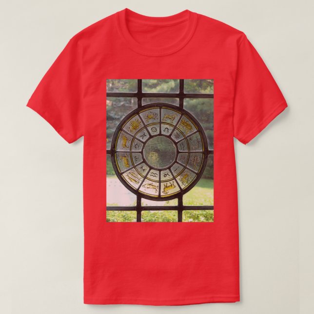 Zodiakfarbenfenster T-Shirt (Design vorne)