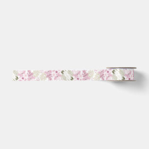 Zoe Floral Satin Ribbon Satinband