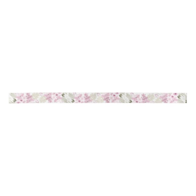 Zoe Floral Satin Ribbon Satinband (Vorderseite)