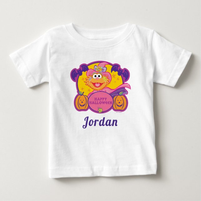 Zoe | Frohe Halloween Baby T-shirt (Vorderseite)