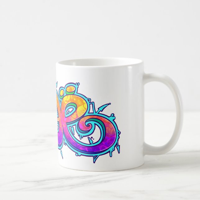 ZOE Graffiti Name - Tasse (Rechts)