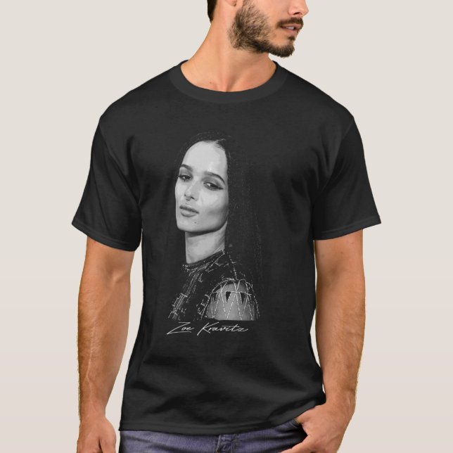 Zoe Kravitz - Essential für Retro-Design T-Shirt (Vorderseite)