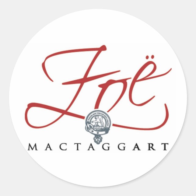 Zoë MacTaggart Sticker (Vorderseite)