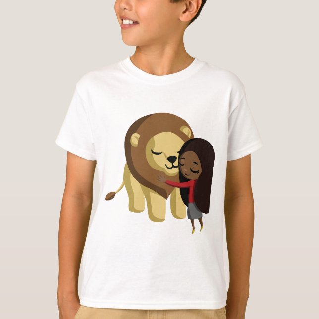 Zoe und Erdnuss der Löwe T-Shirt (Vorderseite)
