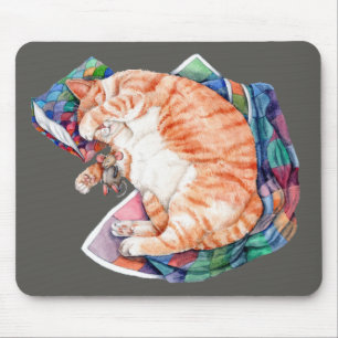 Zoe's Winter Nickerchen Mousepad