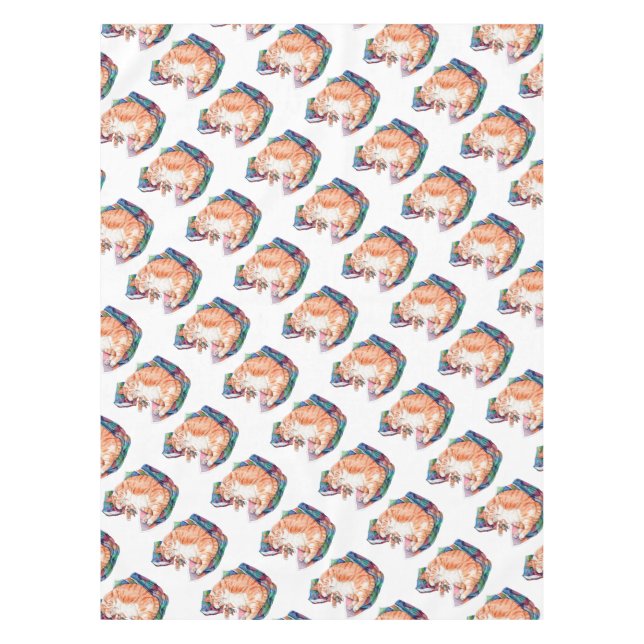 Zoe's Winter Nickerchen Tischdecke (Vorderseite)