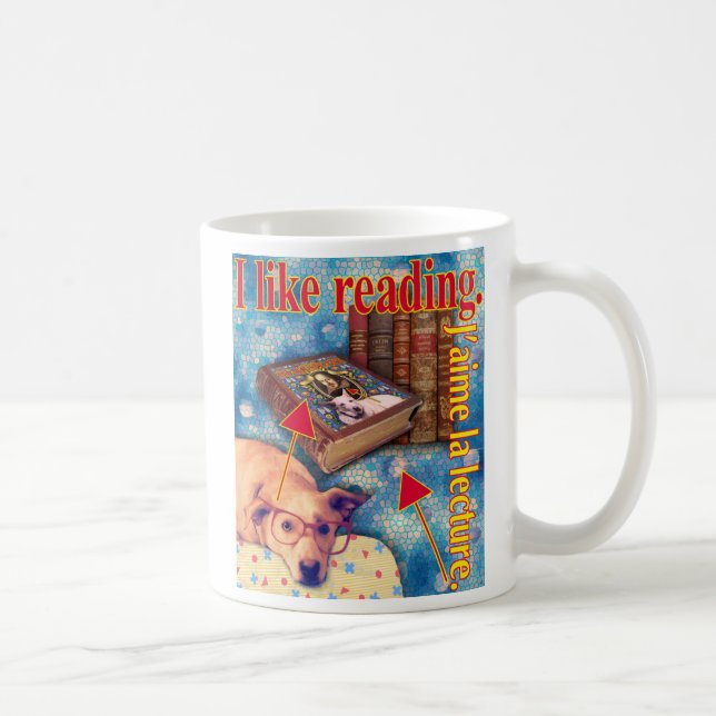 ZoeSPEAK - Ich lese gerne. Tasse (Rechts)