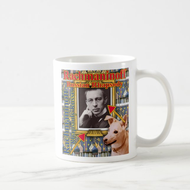 ZoeSPEAK - Rachmaninoff Russische Rhapsody Kaffeetasse (Rechts)