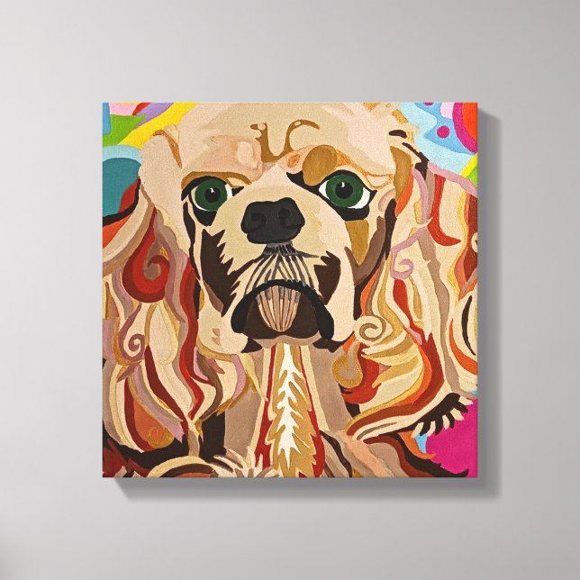 Zoey Beth Stretched Canvas Print Leinwanddruck (Vorderseite)
