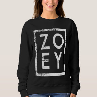 Zoey Minimalismus Sweatshirt