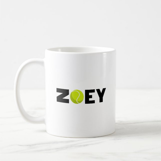 Zoey Tennis Kaffeetasse (Links)