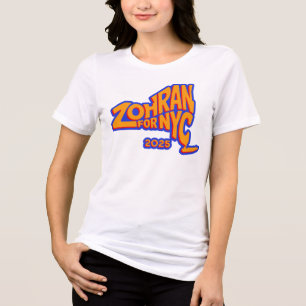 Zohran 2025 New York Kampagne-Shirt Tri-Blend Shirt