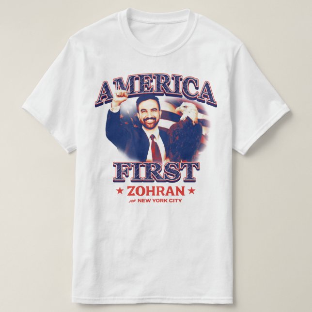 ZOHRAN AMERIKA ERSTES T-Shirt (Design vorne)
