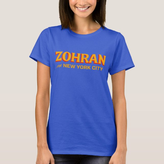Zohran for New York City T-Shirt (Vorderseite)