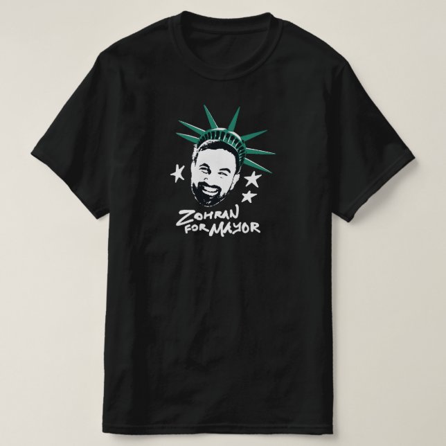 ZOHRAN FÜR MAYOR Dunkles T-Shirt (Design vorne)
