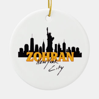 Zohran Mamdani for Mayor NYC Democratic Keramik Ornament