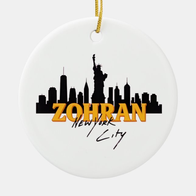 Zohran Mamdani for Mayor NYC Democratic Keramik Ornament (Vorne)