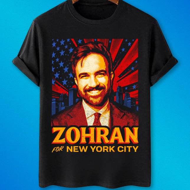 Zohran Mamdani for New York Mayor 2025 T-Shirt (Von Creator hochgeladen)