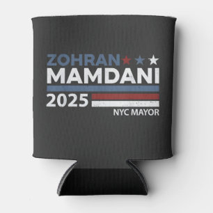 Zohran Mamdani Für NYC Bürgermeister USA Demokrate Dosenkühler