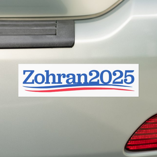 Zohran Mamdani Mayor NYC 2025 Autoaufkleber (Auf Auto)