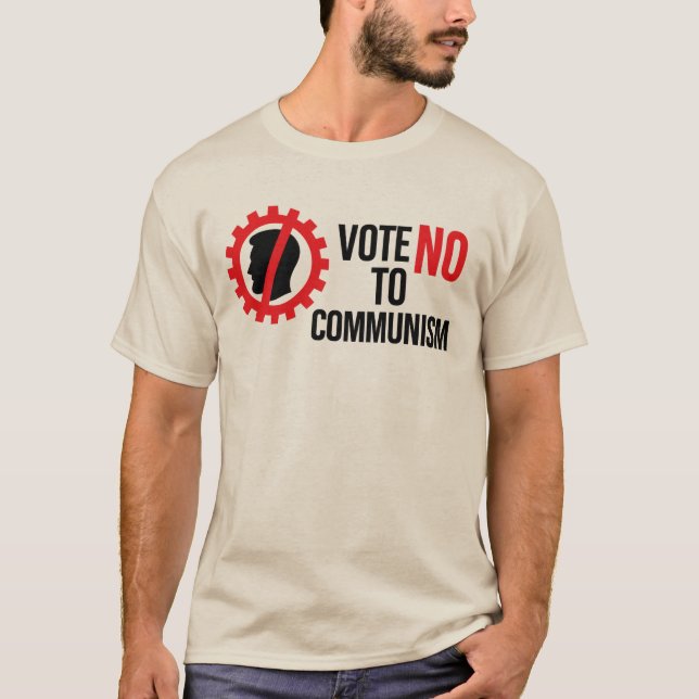 Zohran Mamdani Nein zum Kommunismus T-Shirt (Vorderseite)