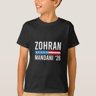 Zohran Mamdani NYC Bürgermeister Kandidat USA Flag T-Shirt