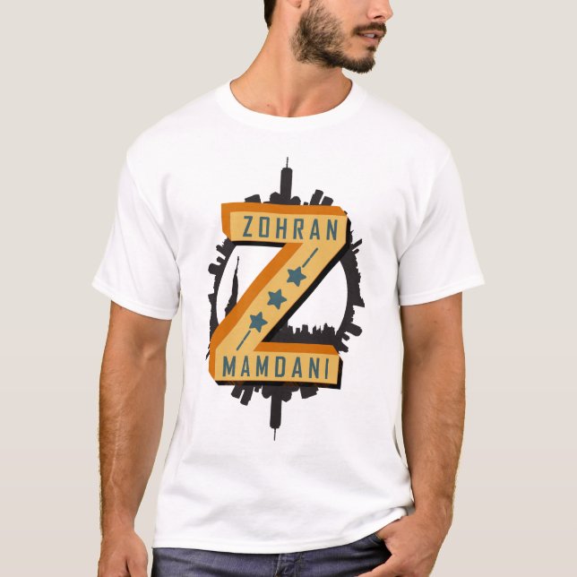 Zohran Mamdani – Voice for Change T-Shirt (Vorderseite)