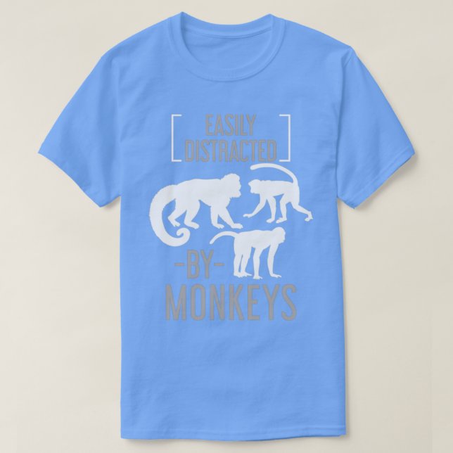 Zokeeper Monkey Lover Gift Monkey T-Shirt (Design vorne)