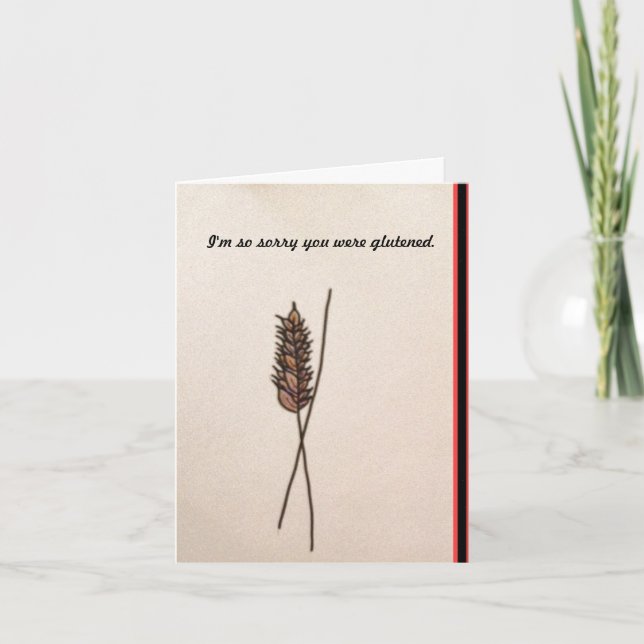 Zöliakie Karte (Vorderseite)