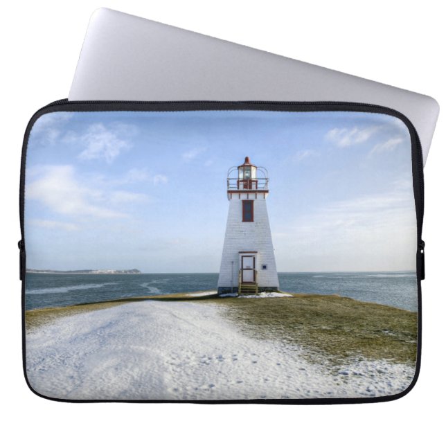 Zoll Arran Leuchtturm | New-Brunswick Laptopschutzhülle (Vorderseite)