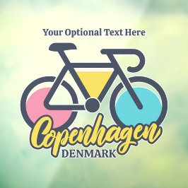 Zoll-Kopenhagen Dänemark Fensteraufkleber