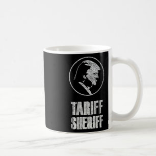 Zoll-Sheriff Lustiger Präsident Trump Politische S Kaffeetasse