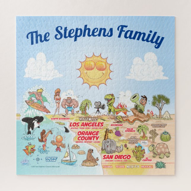 Zoll Südkalifornien Puzzle (Vertikal)