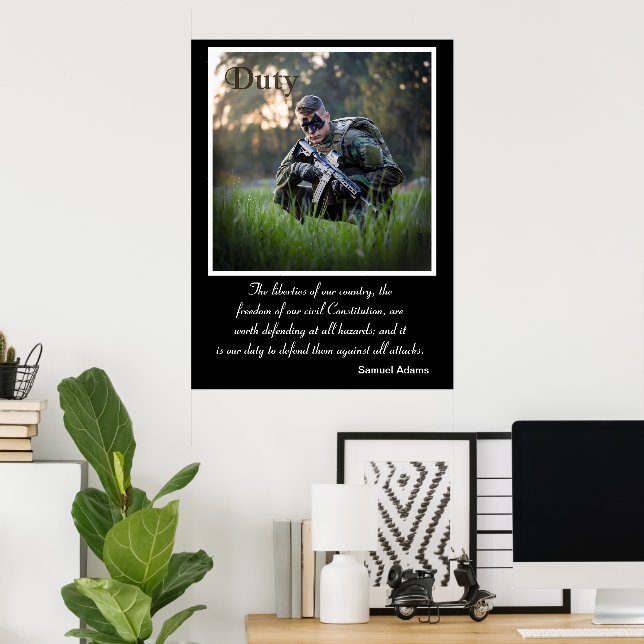 Zoll: Vorbereitung auf das Unbekannte Poster (Heimbüro)