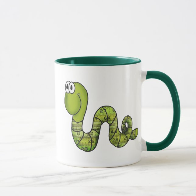 Zoll-Wurm-Produkt-Sammlung Tasse (Rechts)