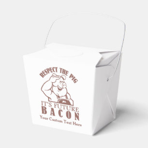 Zollabfertigungsschachteln "PIG TO BACON" Geschenkschachtel