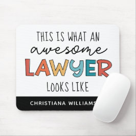 Zollanwalt | Rechtsanwalt | Phantastischer Rechtsa Mousepad
