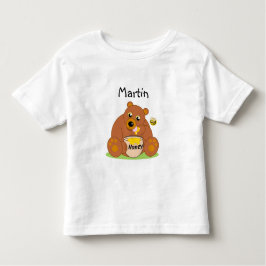 Zollbär, niedlicher Bär, Honigbär oder Teddybär: Kleinkind T-shirt