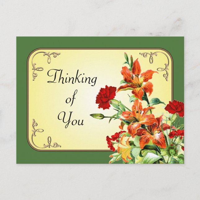 ZOLLBARE Blume Postkarte (Vorderseite)
