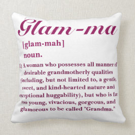ZOLLBARE glamouröse Oma "Glam-ma" Kissen