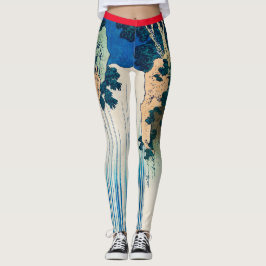 ZOLLBARE JAPANISCHE WOODBLOCK-DRUCKER-Leggings Leggings
